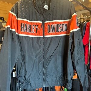 Vintage Harley Davidson Racing Jacket XL men's  Rare!
